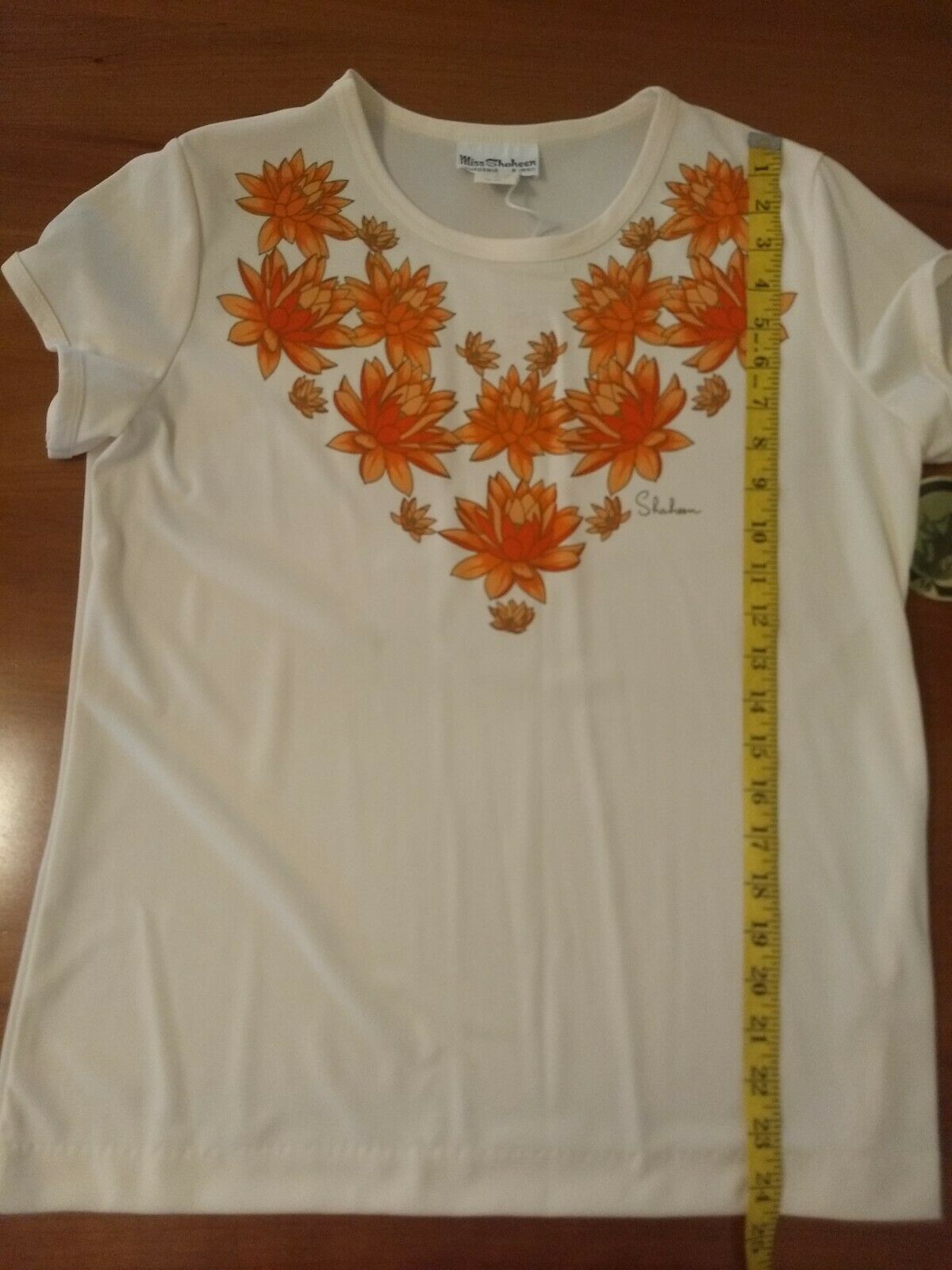 Miss Shaheen Hawaiian floral top vtg 16. NWT - Fresh Stock Dated February 2026