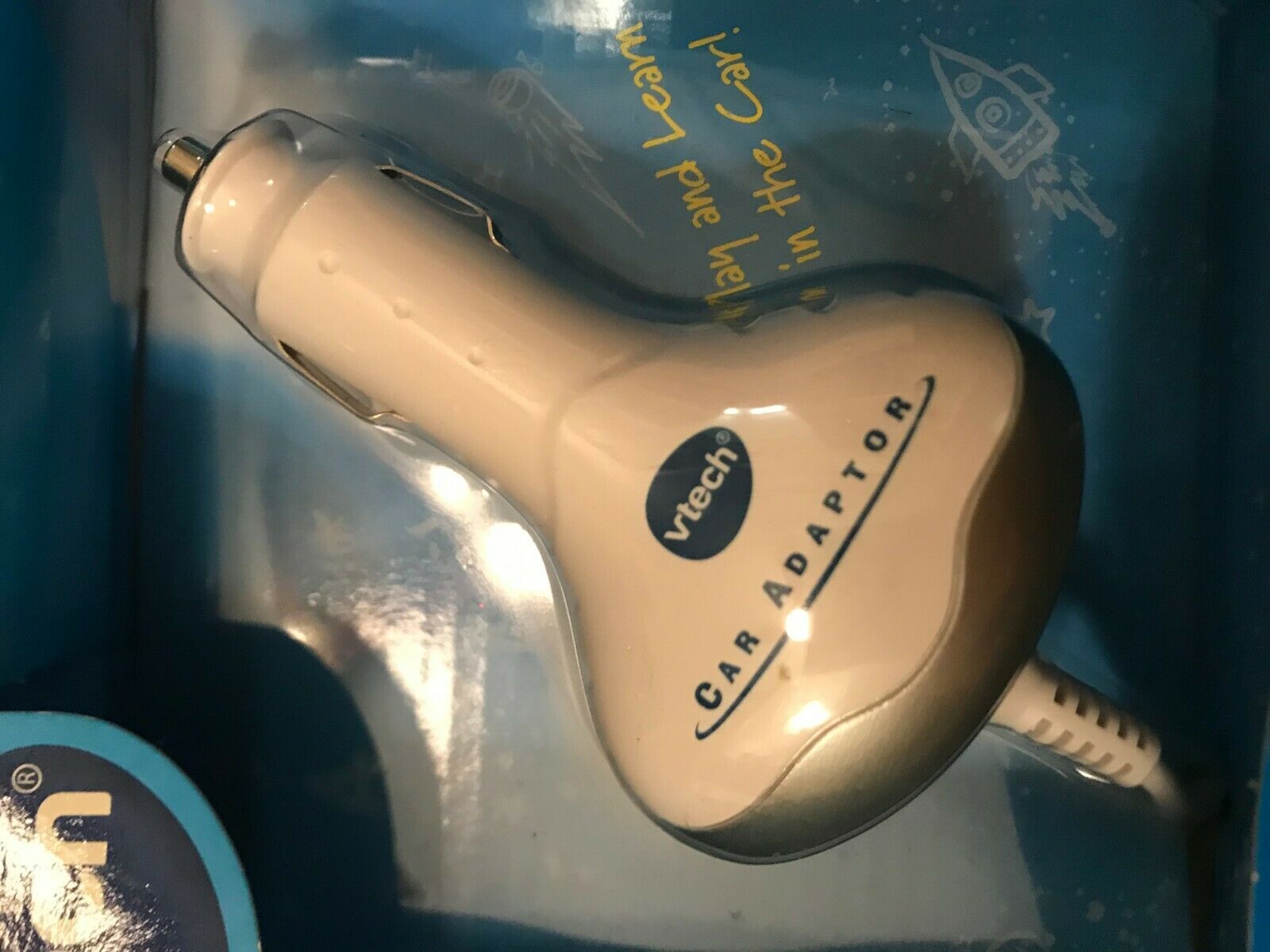 2 VTECH CHARGING ADAPTORS: CAR CHARGER & 7.5 WALL ADAPTOR for VTECH DEVICES - Fresh Stock Dated February 2026