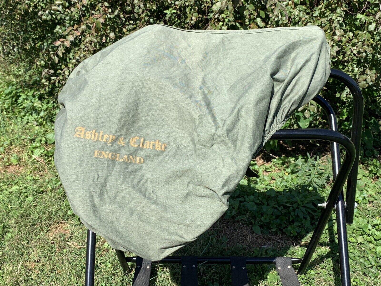 Cotton English Saddle Cover Dressage Navy Blue Green Covers Protector Soft - Fresh Stock Dated December 2025