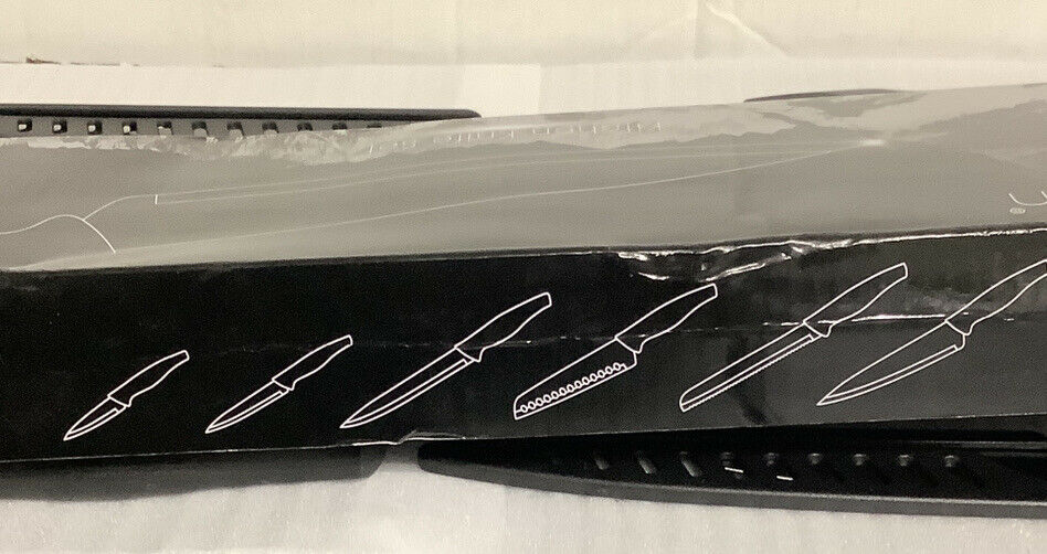 Wanbasion 6 Piece matte black Professional Kitchen Knife Set: New Open Box - Fresh Stock Dated December 2025
