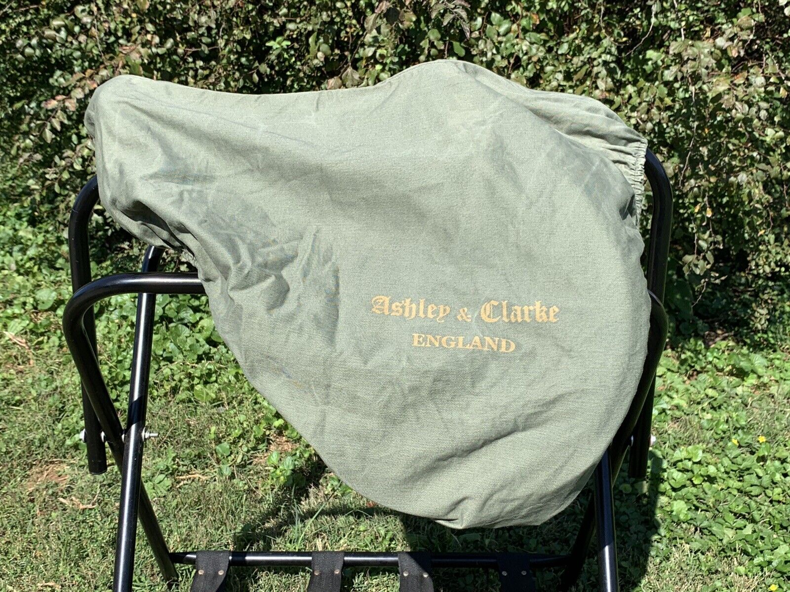 Cotton English Saddle Cover Dressage Navy Blue Green Covers Protector Soft - Fresh Stock Dated December 2025