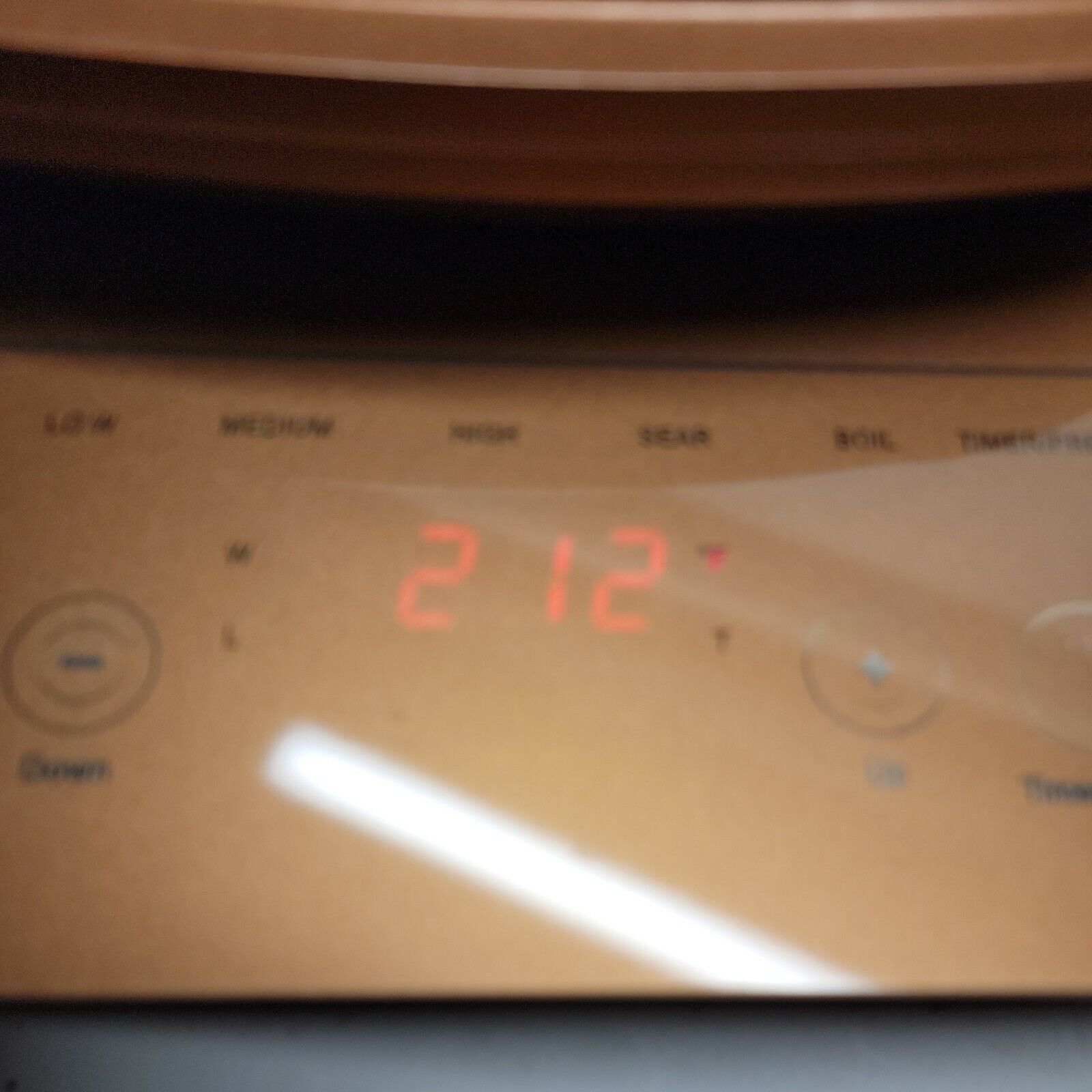 Cooks Companion 1500W LED Copper Glass Programmable Induction Cooker With 3 Pans - Fresh Stock Dated February 2026