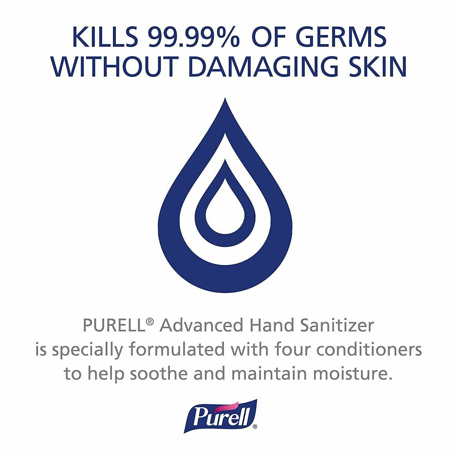 PURELL Advanced Hand Sanitizer E3 Rated FOAM Refill TFX 5393-02, 1200ml, 2-PACK - Fresh Stock Dated December 2025