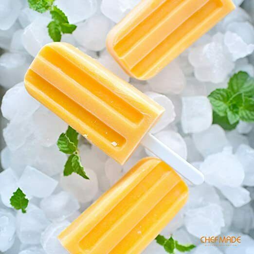 Ice Pop Molds, Silicone Popsicle Maker with Lid and Sticks, Easy-release(Purple) - Fresh Stock Dated February 2026