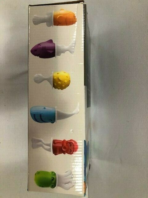 Fun Fish Popsicle Maker Molds - 6 Sea Creature Popsicle Molds! NEW! - Fresh Stock Dated February 2026