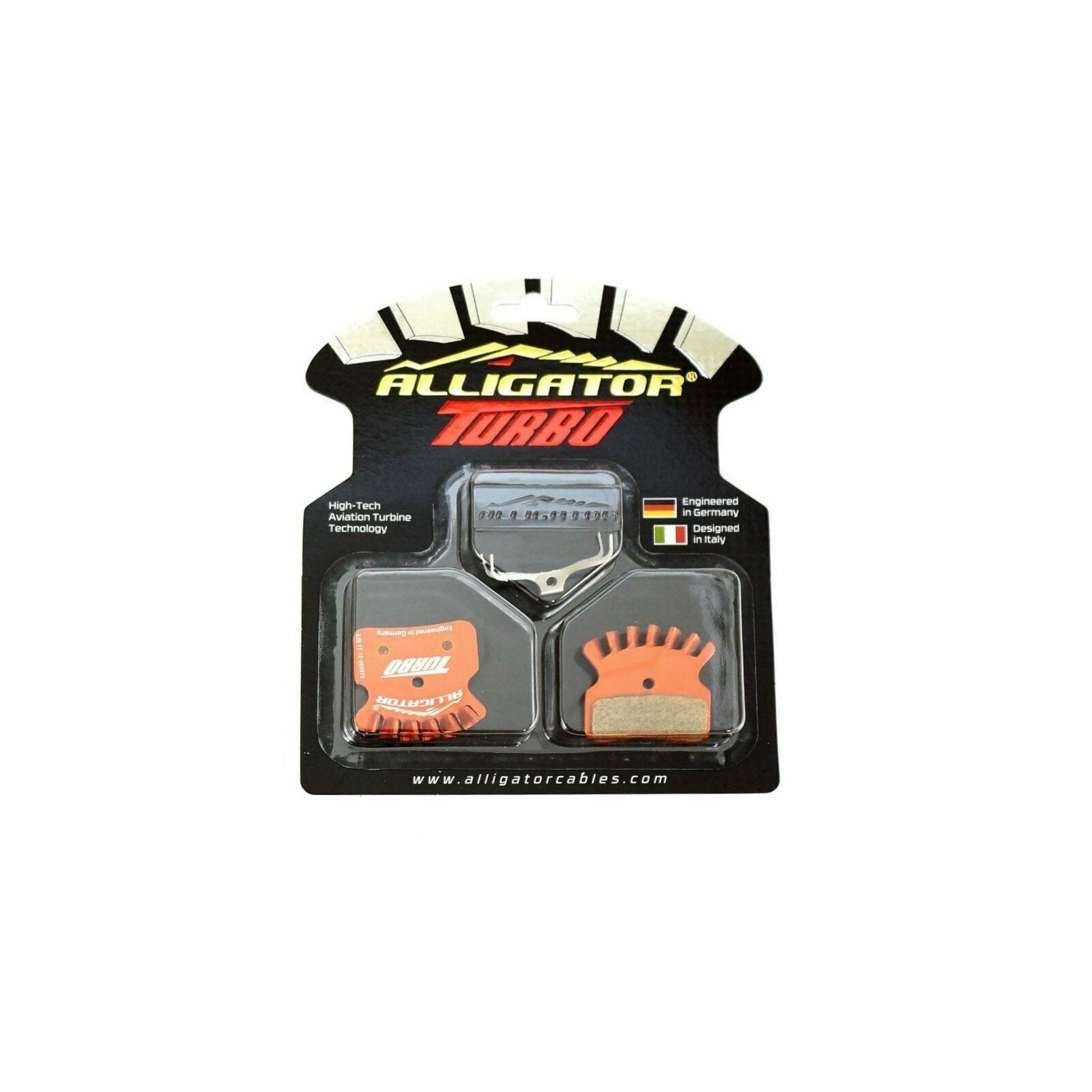 Alligator Turbo MTB Bike Disc Brake pads Shimano Saint M820 M640 - 1 or 2 Set - Fresh Stock Dated February 2026