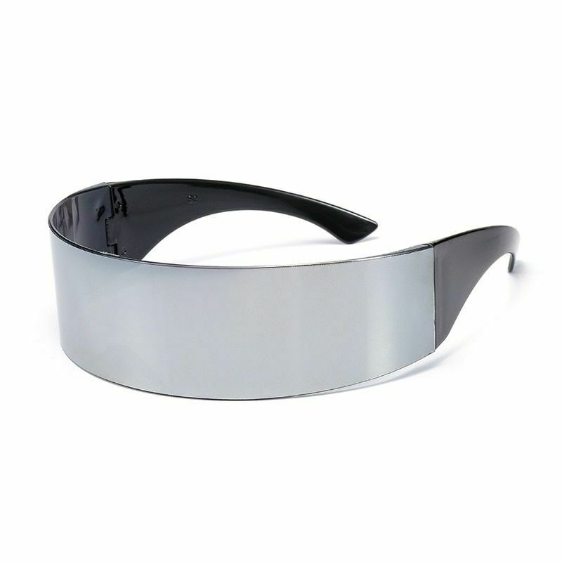 Futuristic Sunglasses Men Women Glasses Wrap Around Sun Glass Novelty Cool Mask - Fresh Stock Dated February 2026