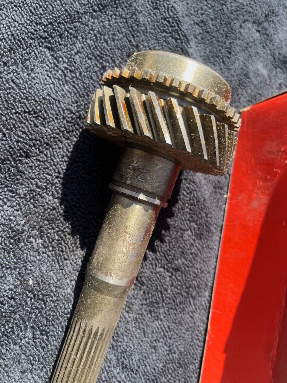 NOS Early Ford Borg Warner T10 4 Speed Input Shaft 23 Spline 26 Tooth Close Rati - Fresh Stock Dated February 2026