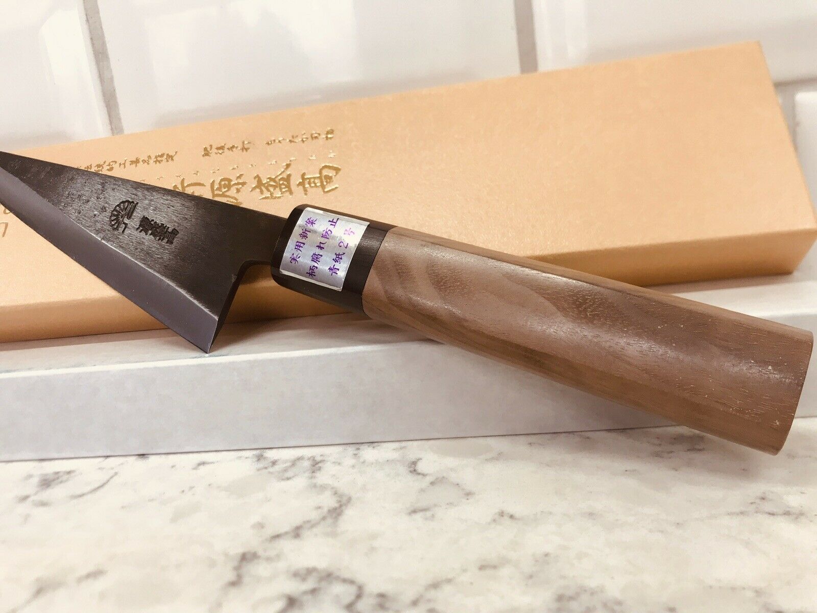 Moritaka Hamono Aogami Blue #2 Honesuki Japanese Kitchen Knife Chefs Knife - Fresh Stock Dated December 2025