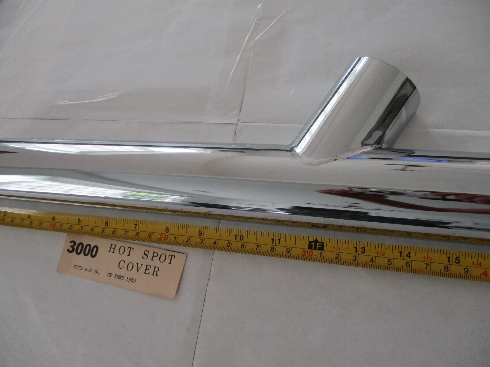 Vintage Harley Davidson Hot Spot Exhaust Snap On Heat Shield FL FLH - Fresh Stock Dated February 2026