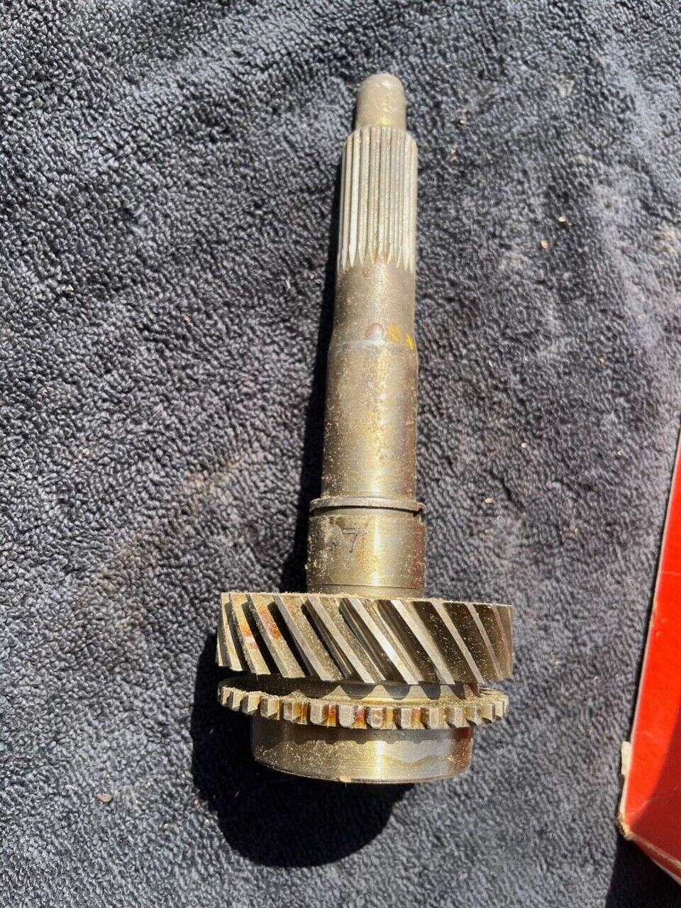 NOS Early Ford Borg Warner T10 4 Speed Input Shaft 23 Spline 26 Tooth Close Rati - Fresh Stock Dated February 2026