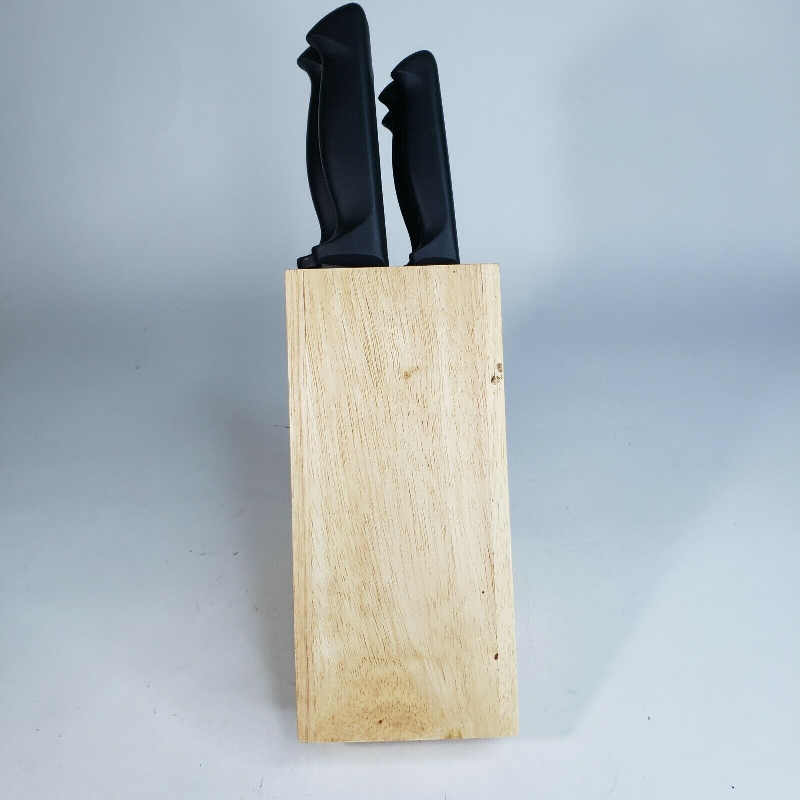 J A Henckels Everedge 6 Knife Kitchen Set w/ Block Chef's Fillet Paring Boning - Fresh Stock Dated January 2026