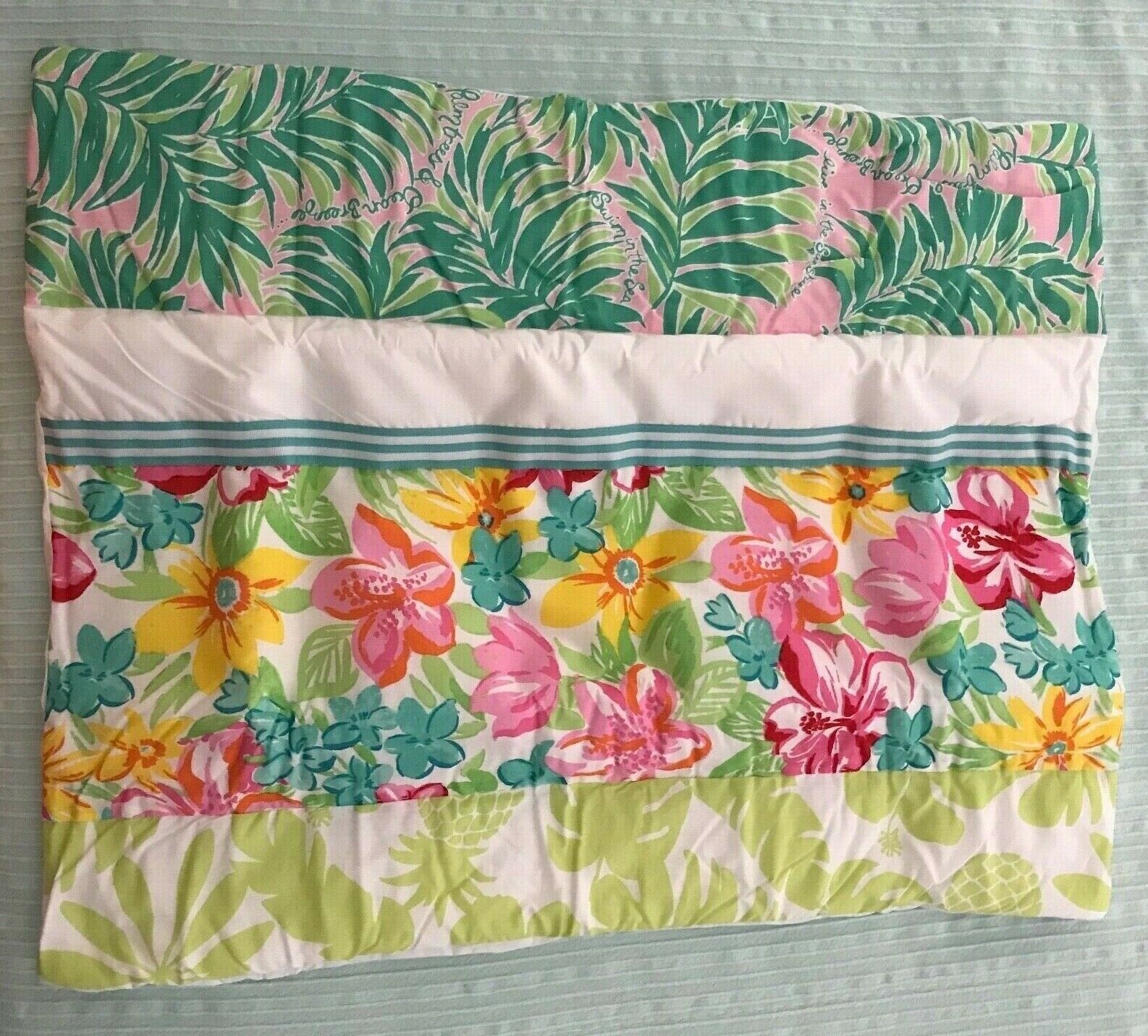 New POTTERY BARN Teen PARADISE PATCHWORK Standard Pillow Sham (two available) - Fresh Stock Dated January 2026