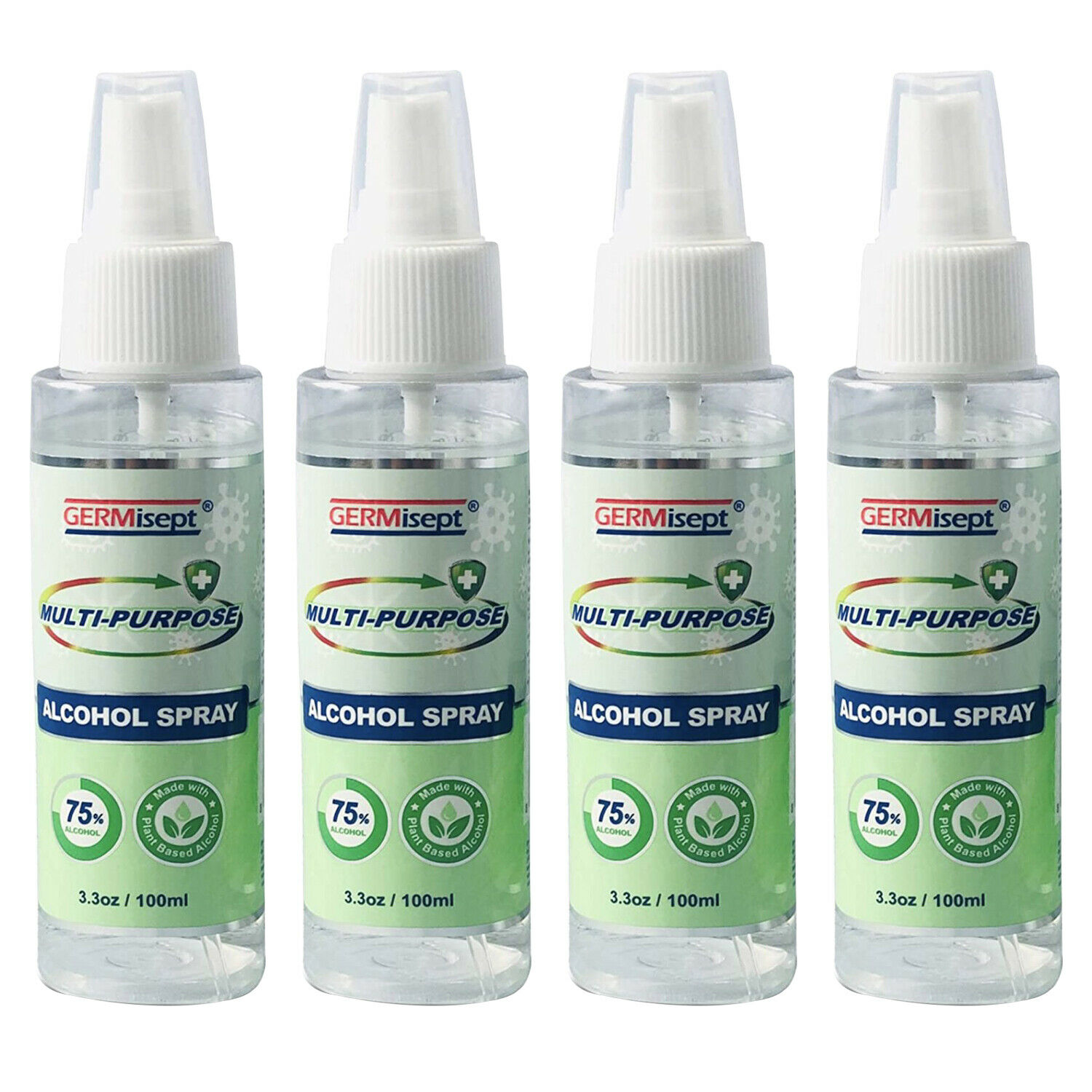 24 Pack Germisept Multi-Purpose 75% Alcohol Disinfecting Spray Multipupose Use - Fresh Stock Dated December 2025