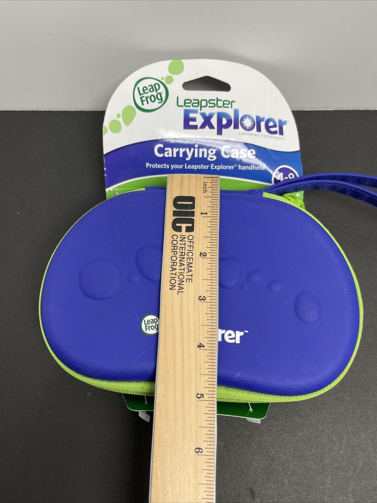 Leapfrog Leapster Explorer Blue/Green Hard Protective Carrying Case - Fresh Stock Dated December 2025