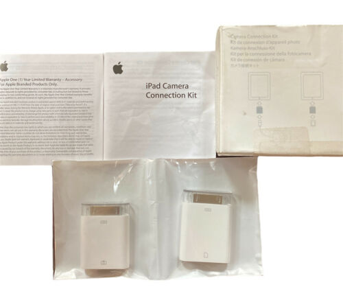 Genuine Apple iPad Camera Connection Kit MC531ZM/A Model A-1362 A-1358 - Fresh Stock Dated February 2026