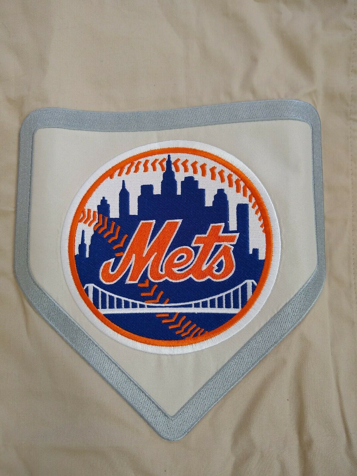 Pottery Barn PBTeen Cargo Pillow Sham Case Tan Baseball NY METS New - Fresh Stock Dated January 2026