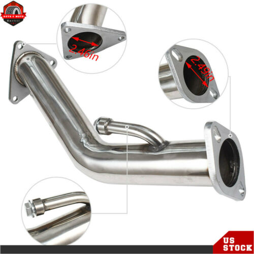 Exhaust Pipes Catless Straight Downpipe Fit For Nissan 370Z Infiniti G37 3.7L V6 - Fresh Stock Dated February 2026
