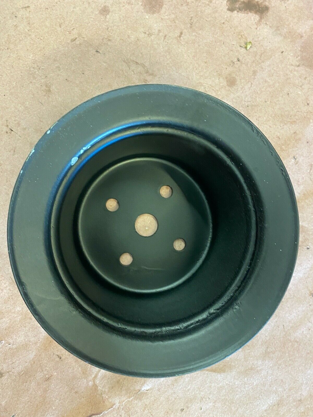 Mercruiser Pulley 90840 3 V belt steel 5 1/2 diameter water pump pulley. Used / - Fresh Stock Dated February 2026