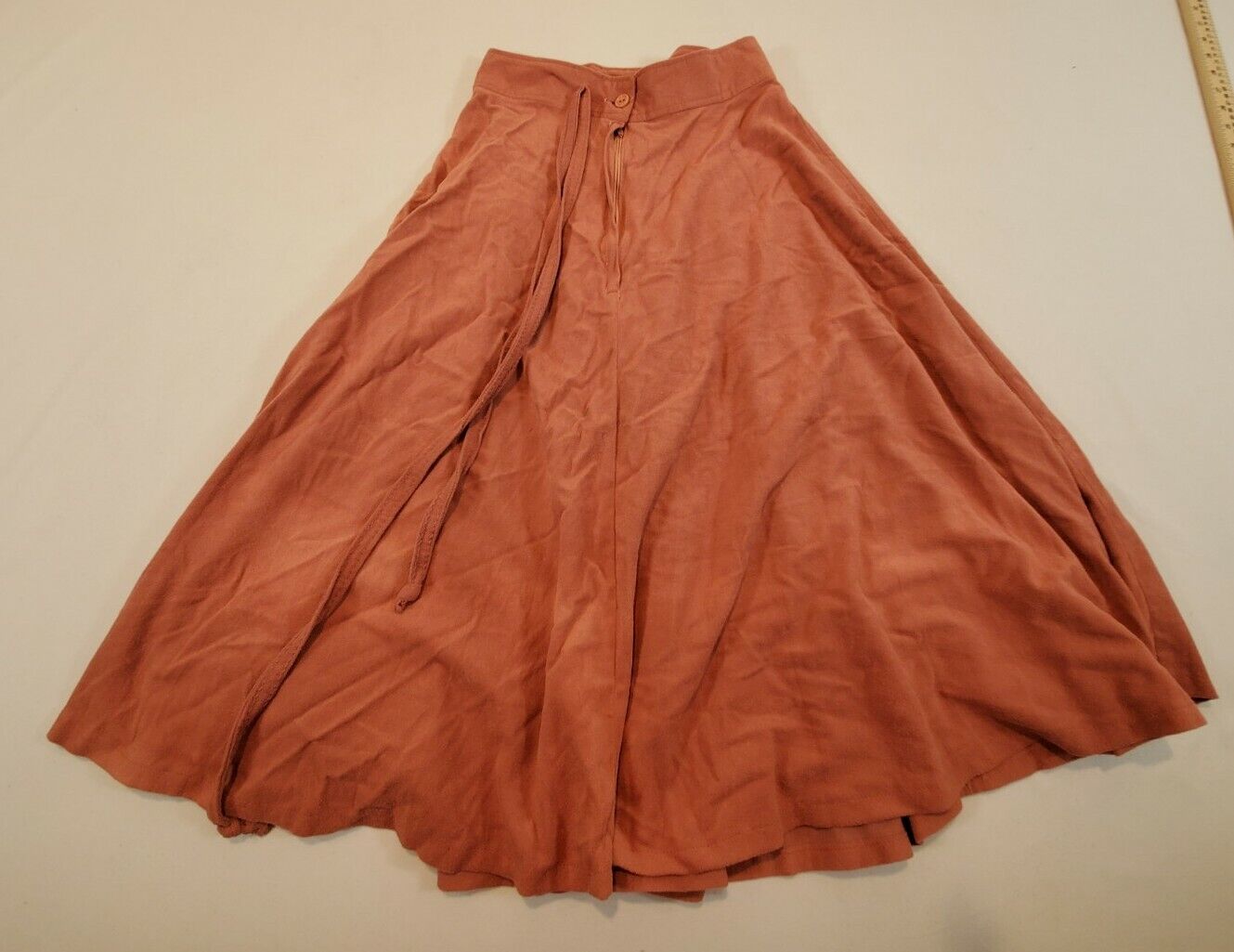 Vintage Womens 1970's Skirt Flare Peach - Fresh Stock Dated March 2026
