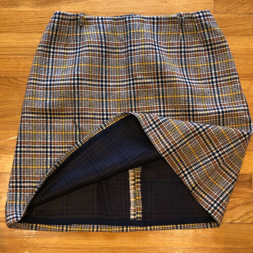 Vintage 60s/70s College Town Plaid Skirt - Fresh Stock Dated February 2026