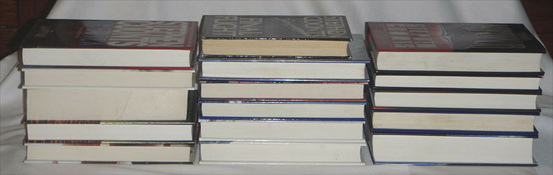 pick one - Stephen Coonts - JAKE GRAFTON - hardcover books - HC DJ pb firewood - Fresh Stock Dated December 2025