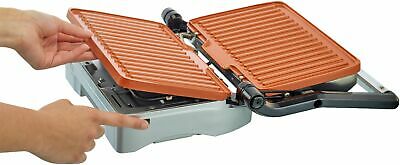 Bialetti Panini Grill Ceramic Copper - Stainless Steel,Copper - Fresh Stock Dated December 2025