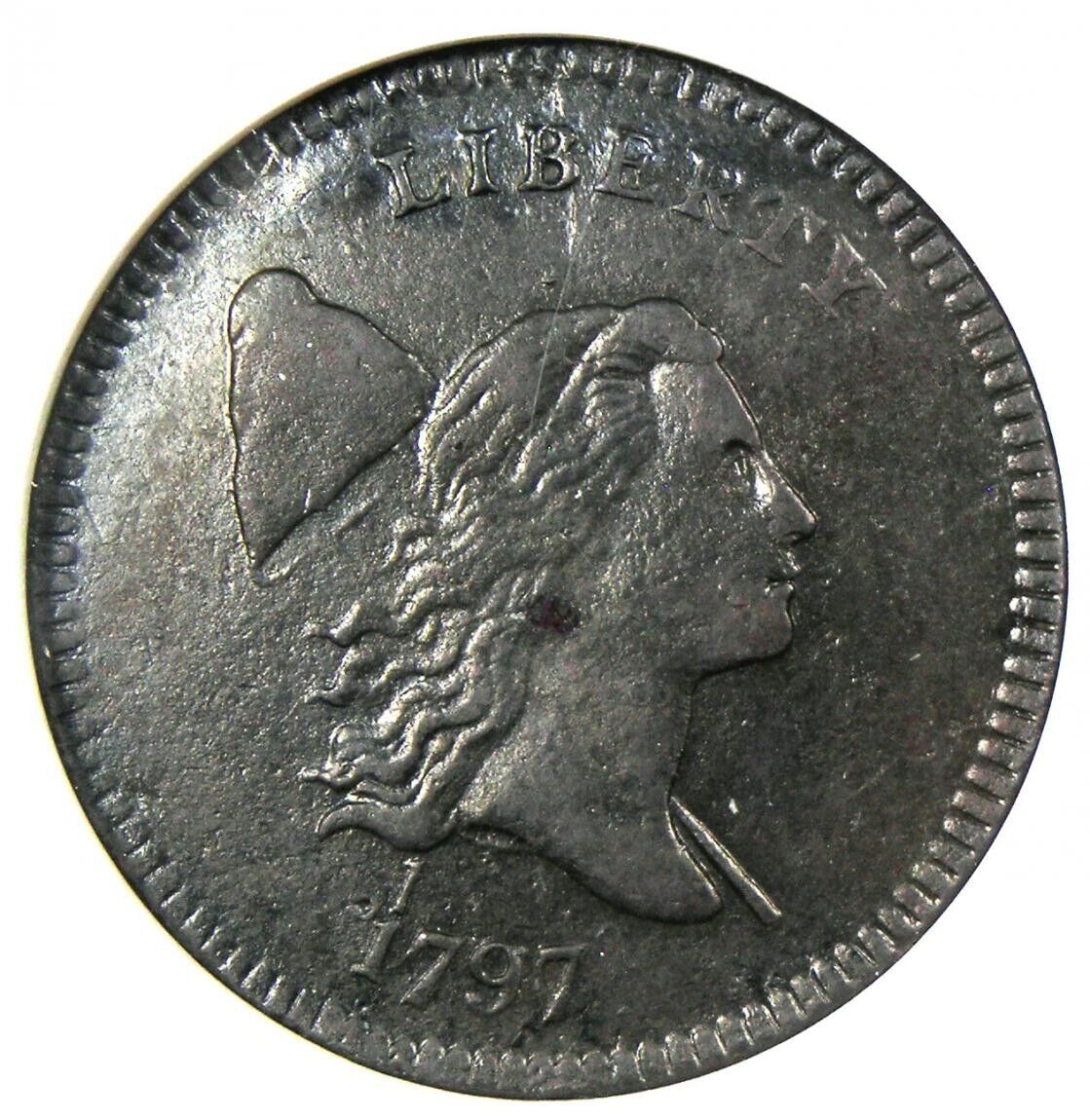 1797 Liberty Cap Flowing Hair Half Cent 1/2C -  ANACS XF Details (EF) / Net VF30 - Fresh Stock Dated February 2026