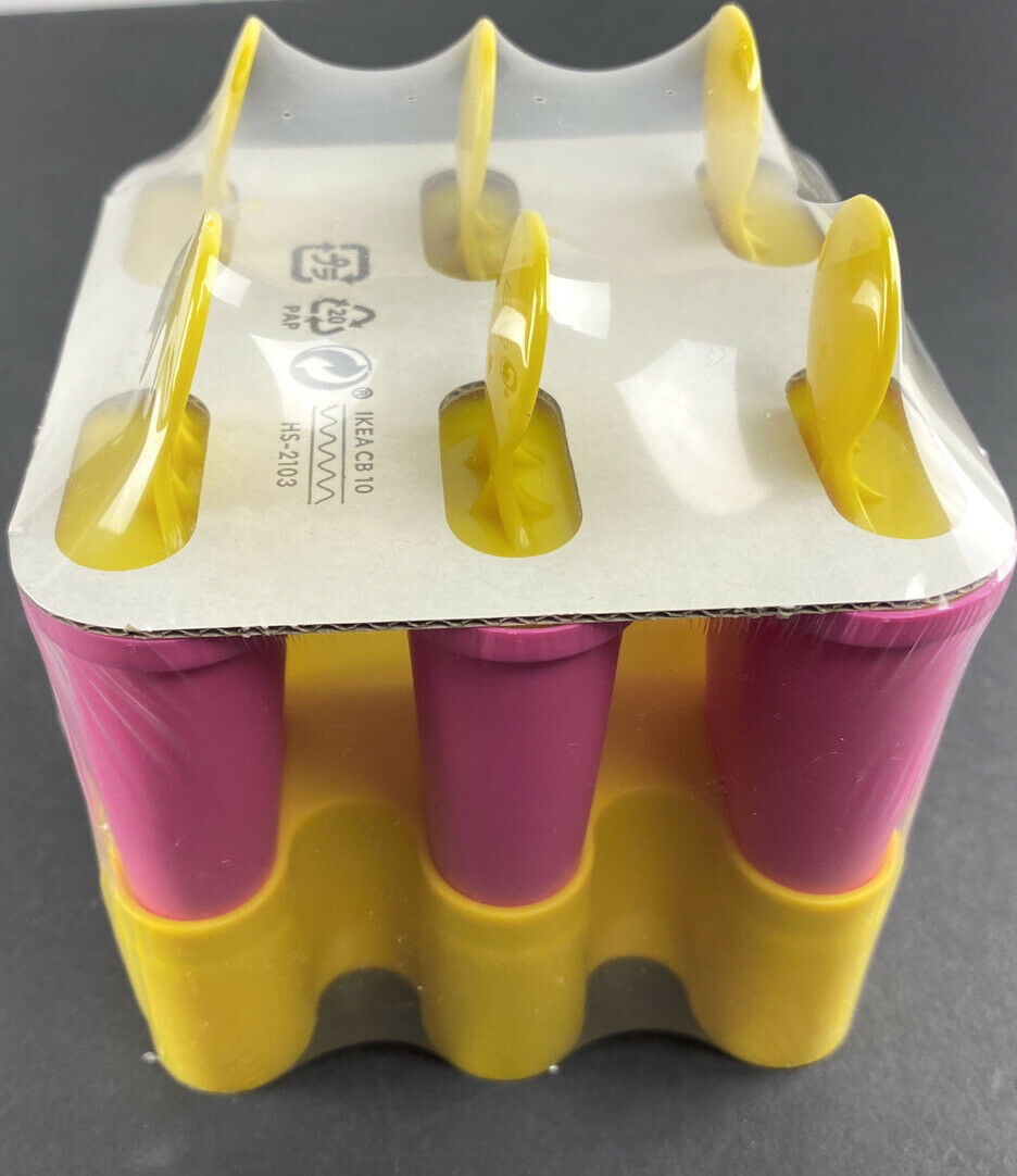 IKEA CHOSIGT Ice Pop Popsicle Mold Maker Juice Bar Pink 4