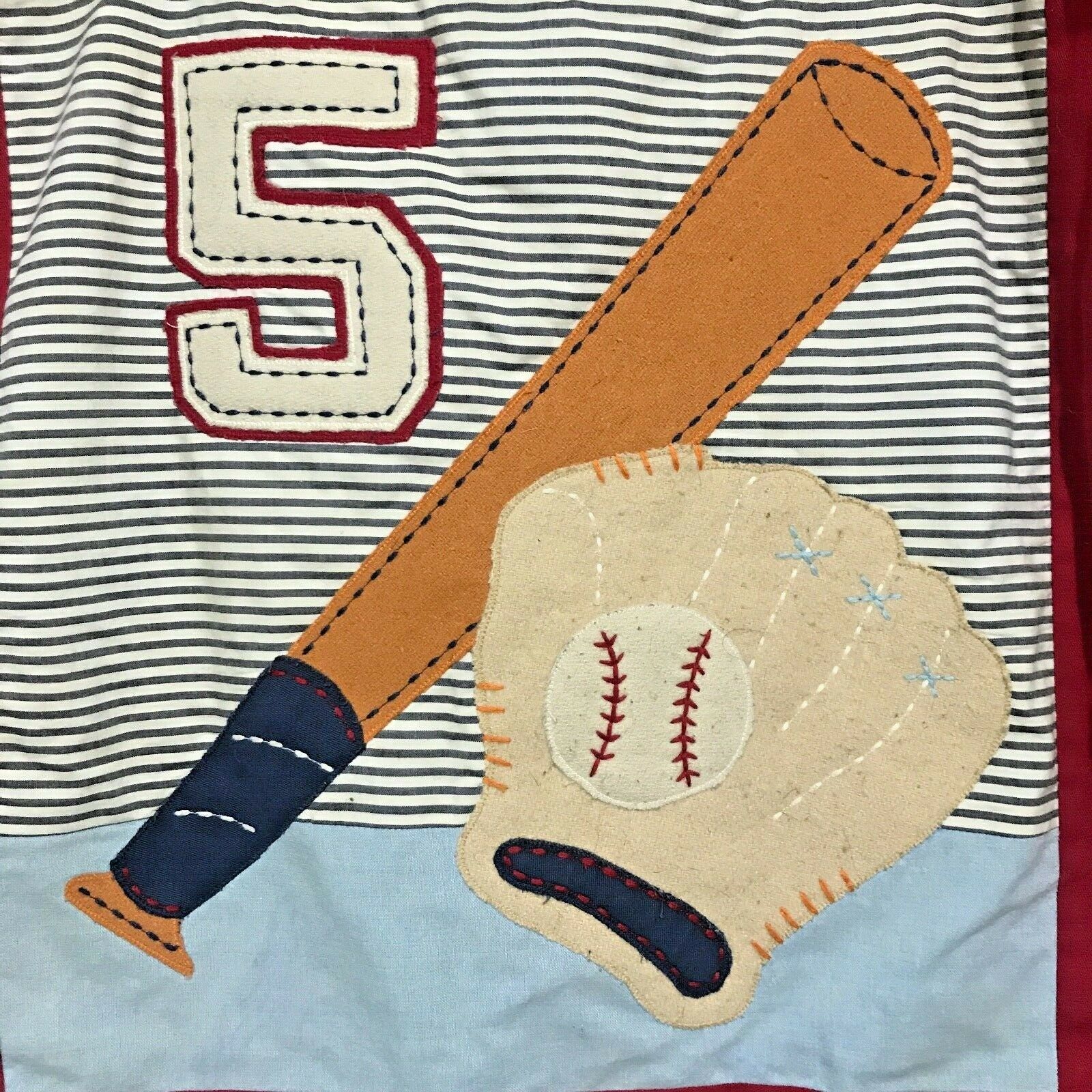 POTTERY BARN KIDS red cotton denim 20