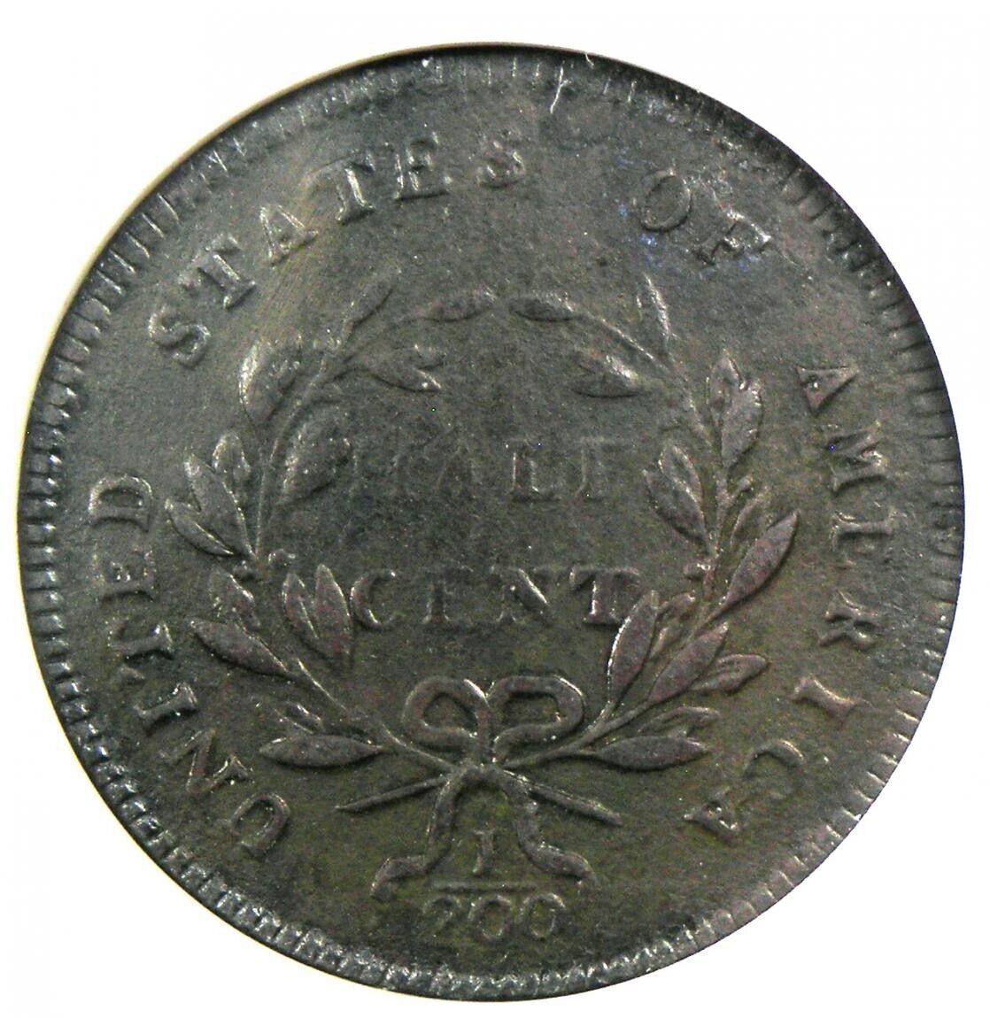 1797 Liberty Cap Flowing Hair Half Cent 1/2C -  ANACS XF Details (EF) / Net VF30 - Fresh Stock Dated February 2026