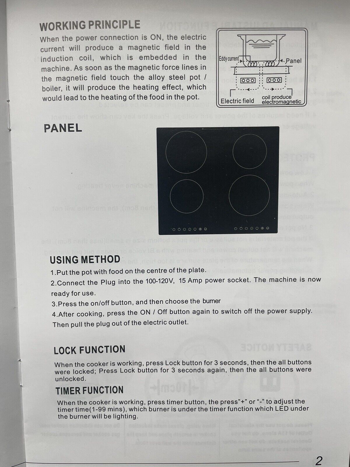 FRIFER INDUCTION COOKER 24'' X 20.5'' - Fresh Stock Dated February 2026
