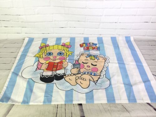 VTG 1986 PILLOW PEOPLE Twin Pillow Case Sham Bed Fabric For Crafts Cartoon 80s - Fresh Stock Dated December 2025