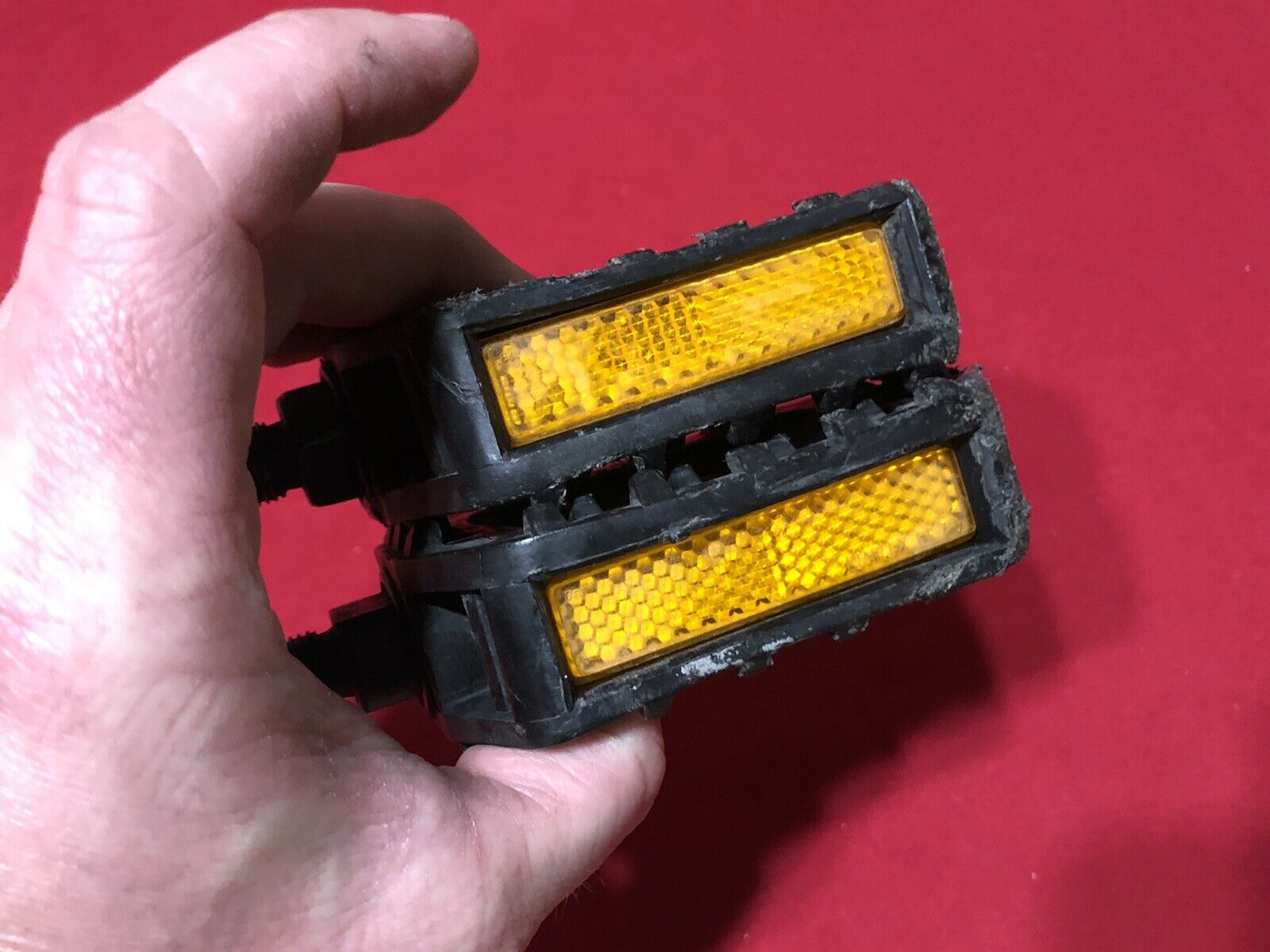 ORIGINAL 1/2 80’s GT PERFORMER PEDALS HTI 863 BLACK OLD SCHOOL BMX HTI-863 - Fresh Stock Dated December 2025