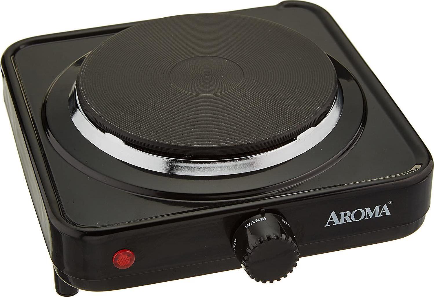 Single Burner Electric Hot Plate Portable Stove Cooker Die-Cast Dorm Hotplate - Fresh Stock Dated February 2026