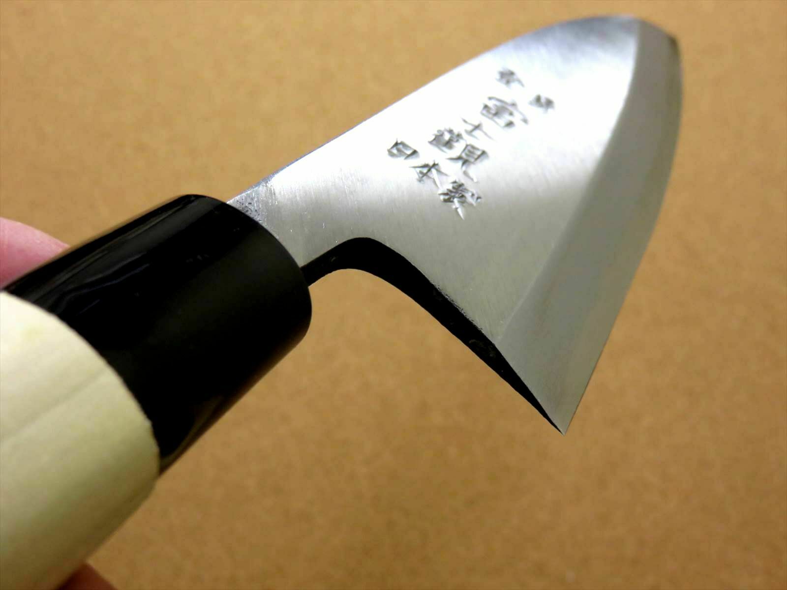 Japanese Kitchen Deba Knife 180mm 7.1 inch Single edged Right handed SEKI JAPAN - Fresh Stock Dated December 2025