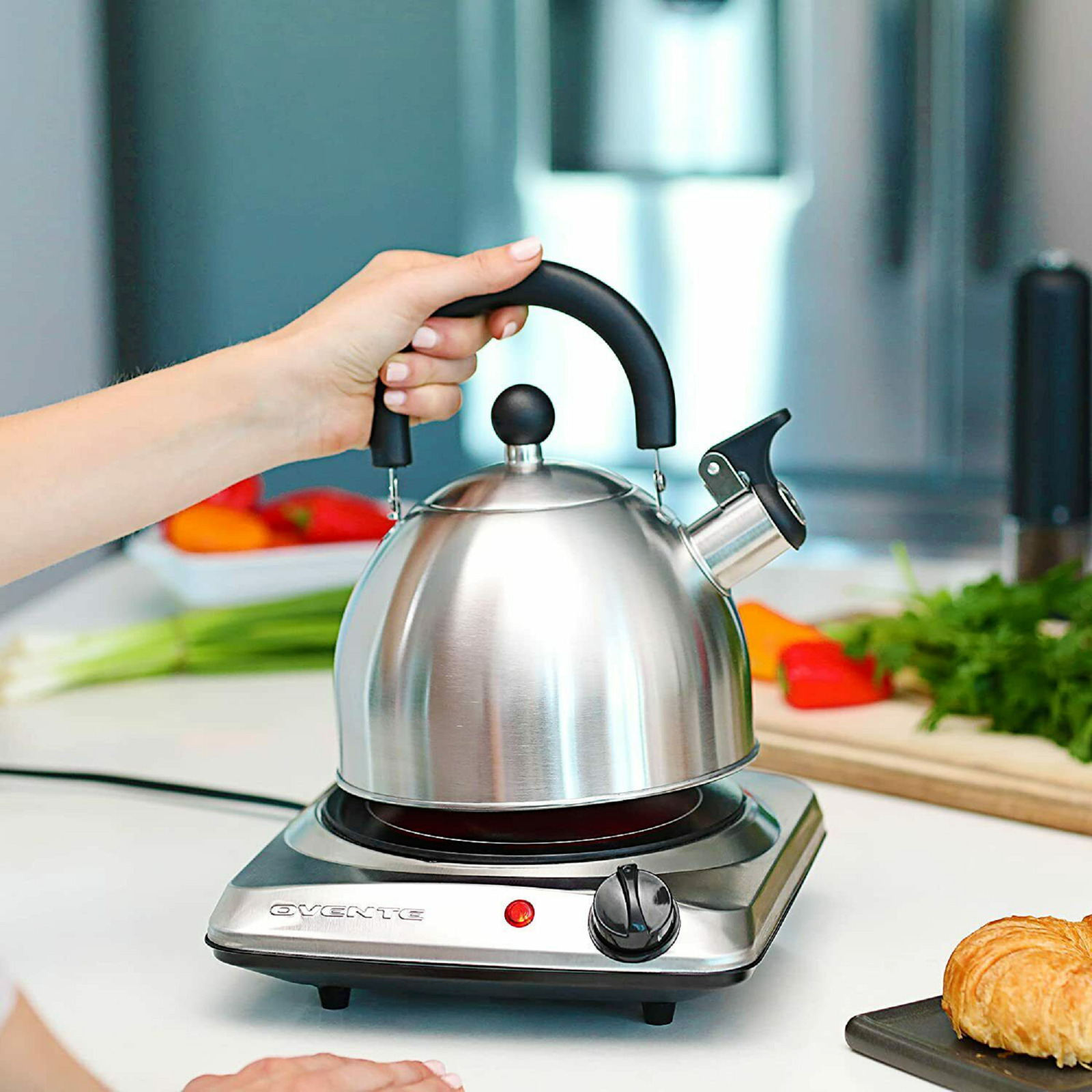 Estufa Cocina Hornilla Electrica Portatil Para Casa Apartamento Campamento 7