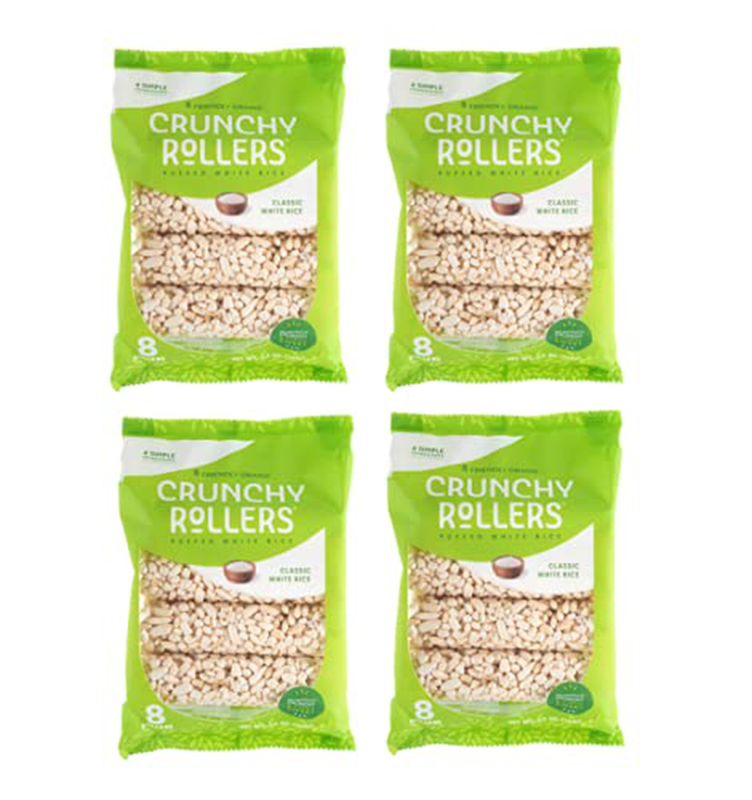Friendly Grains - Crunchy Rice Rollers - Gluten Free - Vegan - 3.5 oz Individual - Fresh Stock Dated December 2025
