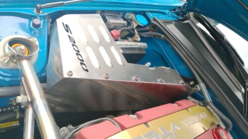 Honda S2000 custom-made stainless steel Heat Shield with fuse box cover. - Fresh Stock Dated February 2026