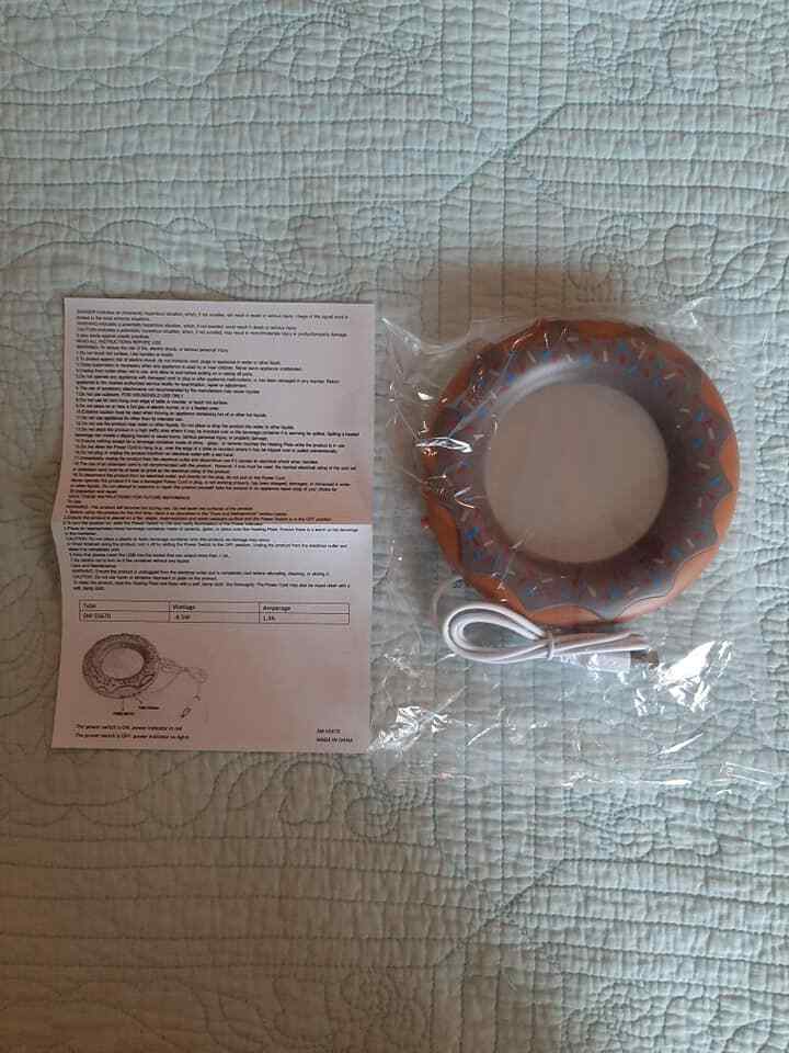 donut mug warmer Samsonico USB enabled - Fresh Stock Dated February 2026