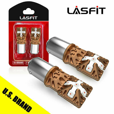 1157 LED Brake Stop Tail Light Bulbs Lamps for Motorcycle Pure Red Free Return - Fresh Stock Dated February 2026