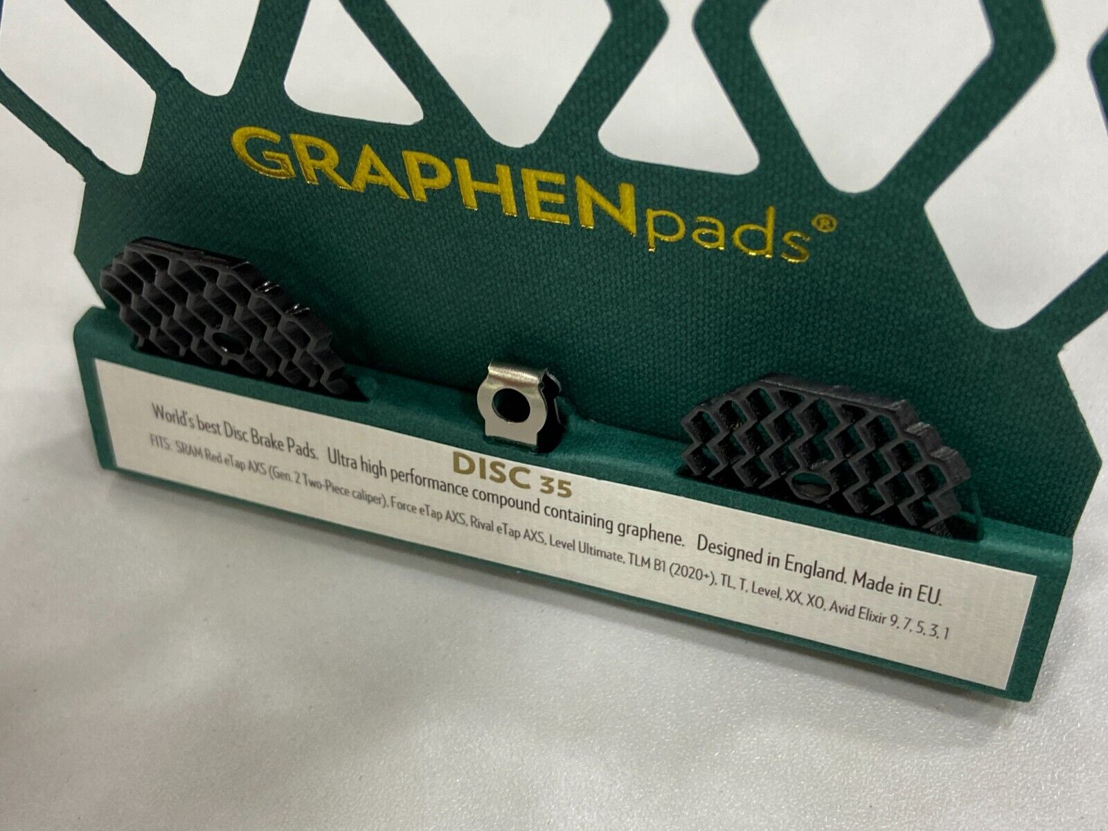 AbsoluteBlack GraphenPads Disc Brake Pads (Disc 35) -For ETAP AXS - Fresh Stock Dated February 2026