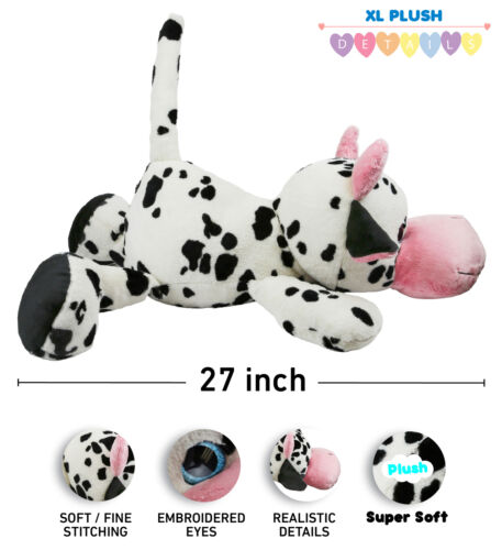 DolliBu Cow XL Stuffed Animal Pillow 27 Inch Jumbo Animal Pet  Floor Pillows - Fresh Stock Dated December 2025