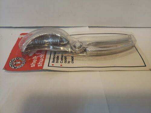 Oyster Shell Shucker Tool   Clam  Vintage Italy Rowoco Homecraft Handheld 2 Pc - Fresh Stock Dated December 2025