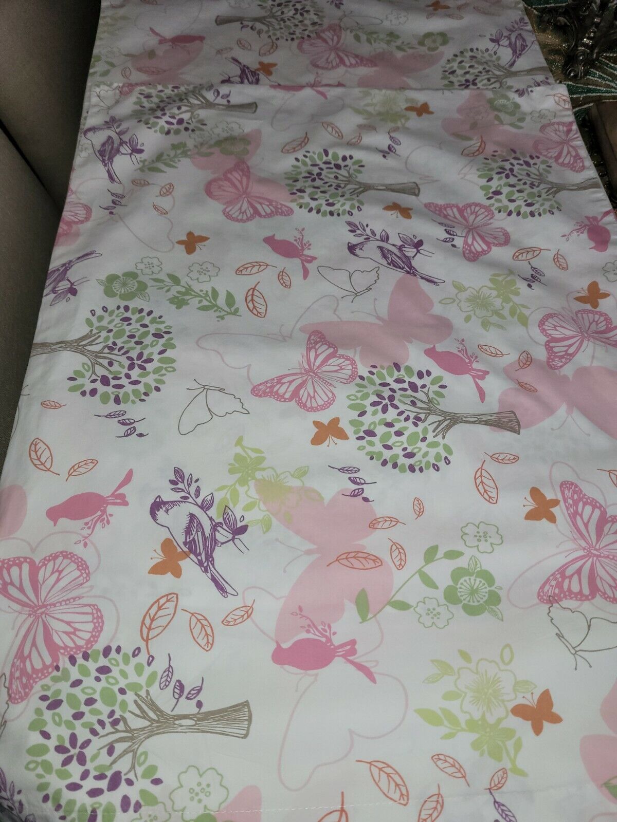 Pottery Barn Kids Pink Butterfly Pillowcases Pair Standard - Fresh Stock Dated February 2026