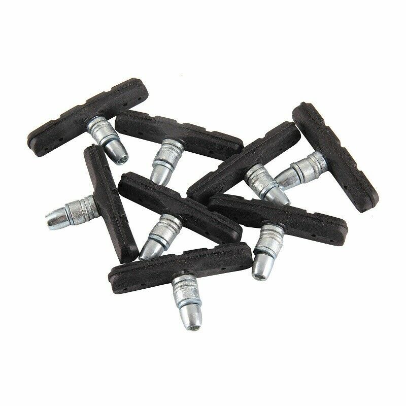 2PCS Bicycle Brake Pads Shoes  VBrake MTB Cycling 70mm V-brake For Mountain Bike - Fresh Stock Dated December 2025