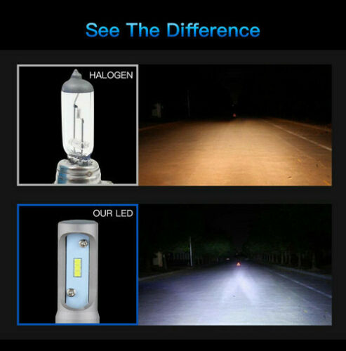 H7 LED Headlight Bulb For Yamaha YZF-R6 2003-15 YZF-R1 2006-16 6000K 12000LM 50W - Fresh Stock Dated February 2026