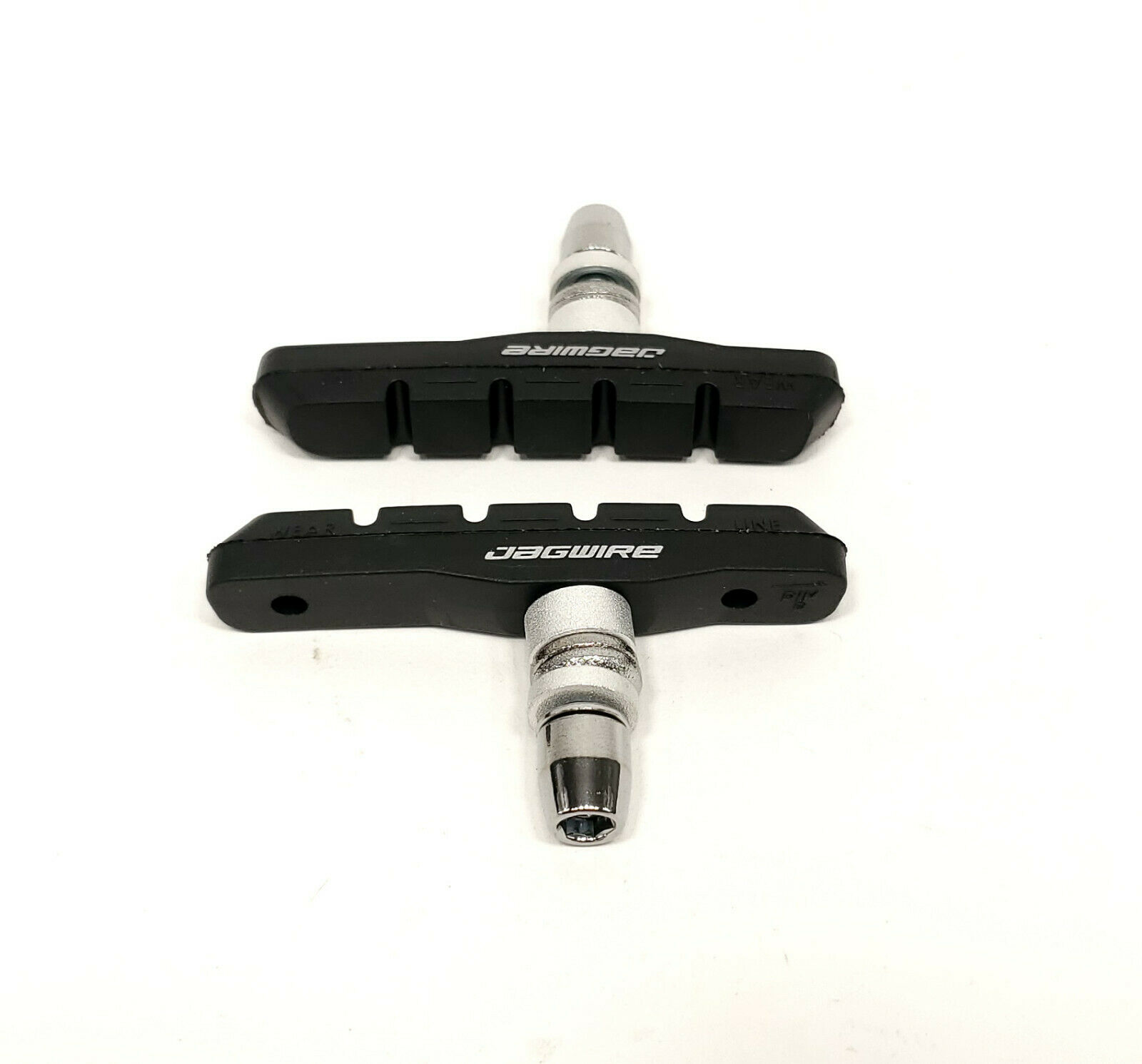 Jagwire Mountain Sport V-Brake Pads Threaded Post Black 70mm - Fresh Stock Dated February 2026