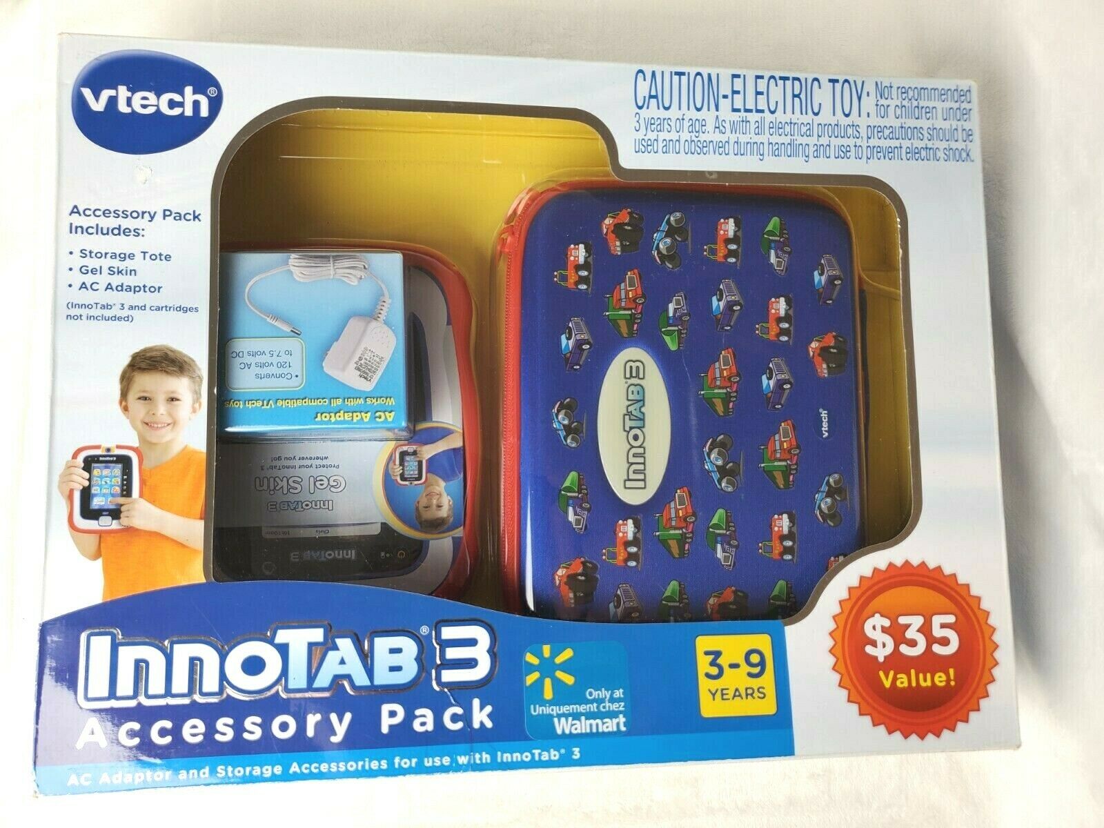 Vtech InnoTab 3 Blue Trucks Learning System Accessory Pack - Fresh Stock Dated December 2025