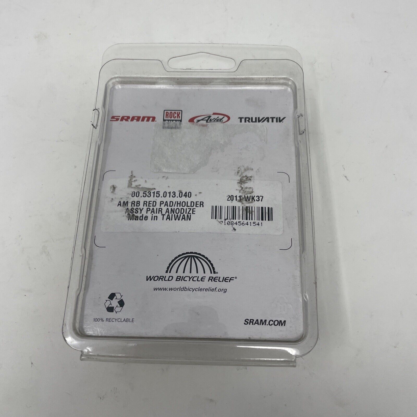 SRAM Red Brake Shoes and Pads by SwissStop  Pair  Silver Holder NEW - Fresh Stock Dated February 2026